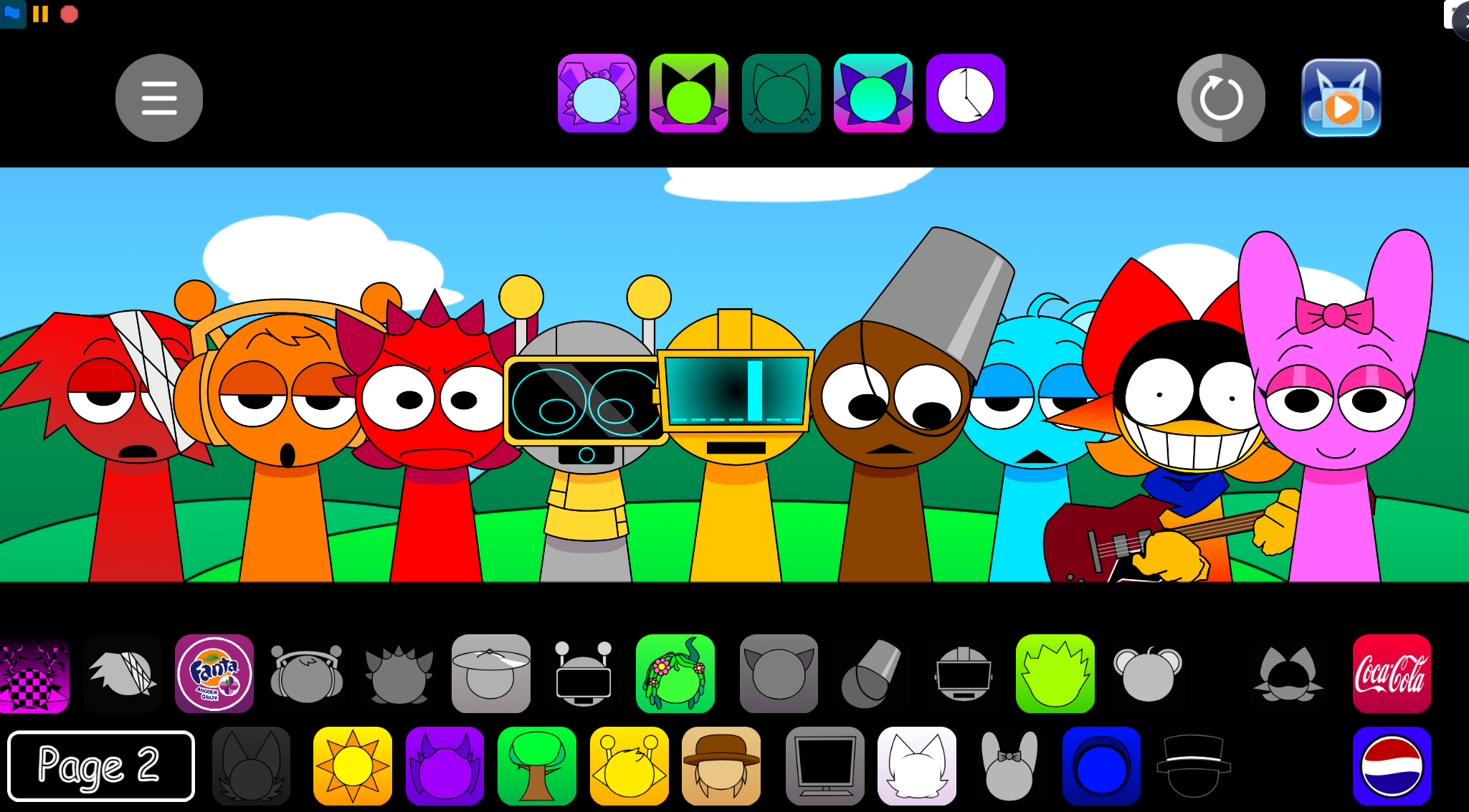 Sprunki Pyrabox Testing V8