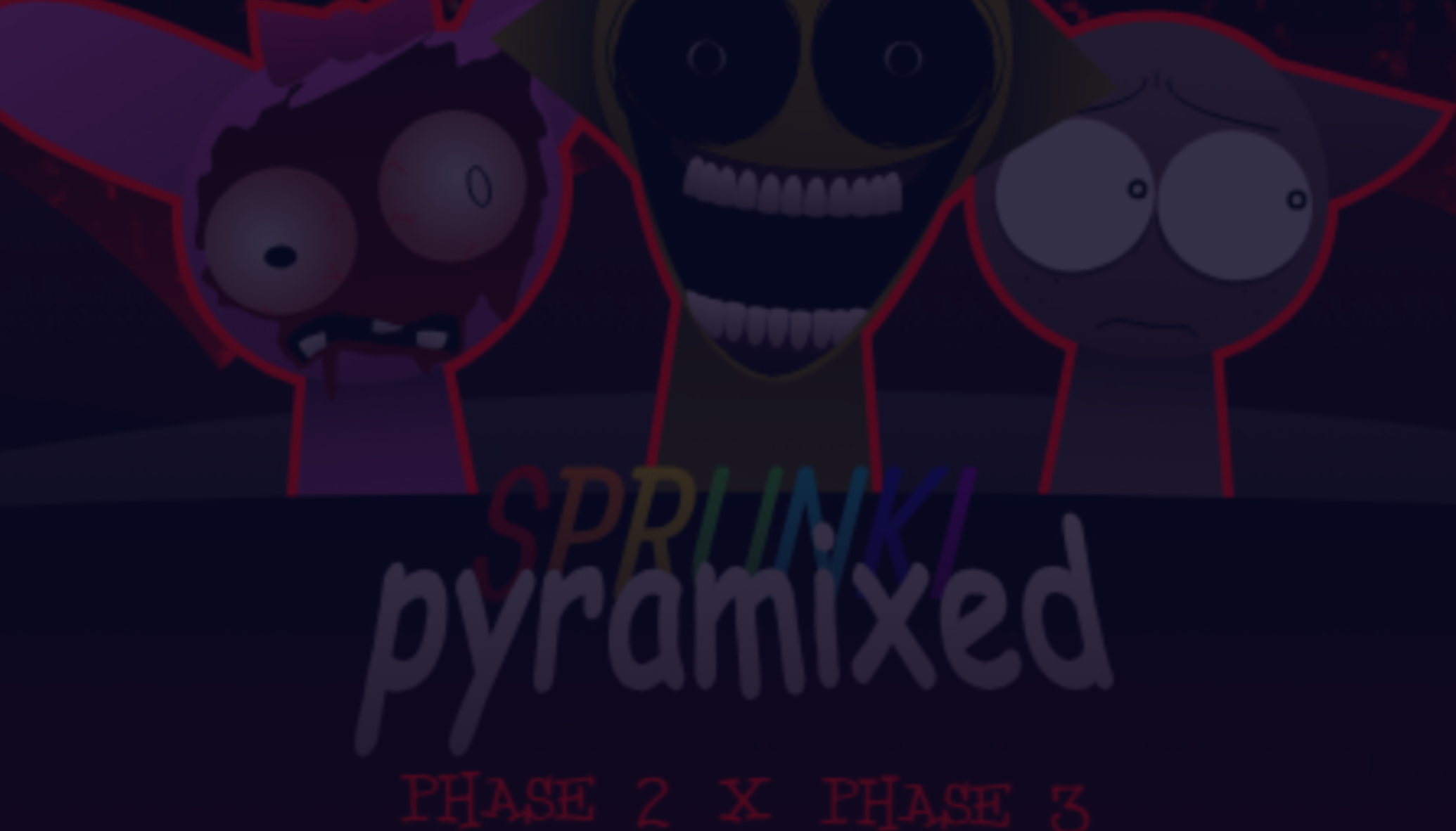 Sprunki Pyramixed Phase 2 X Phase 3